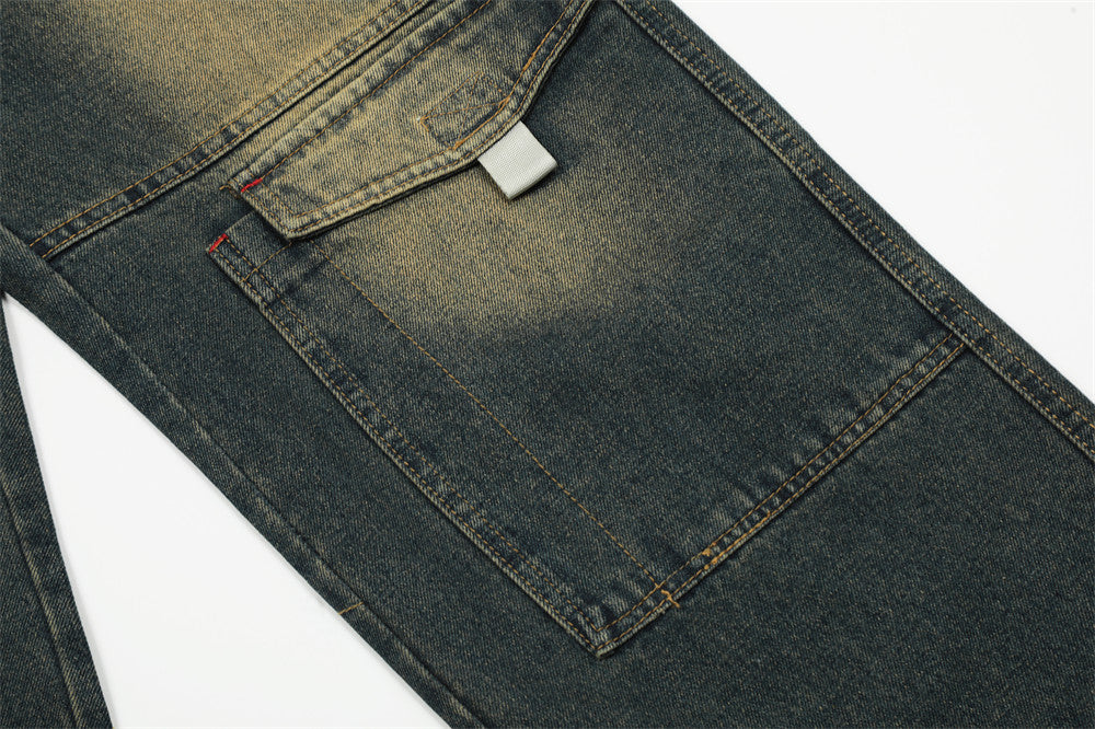 Indigo Arden Men's Denim Cargo Pants