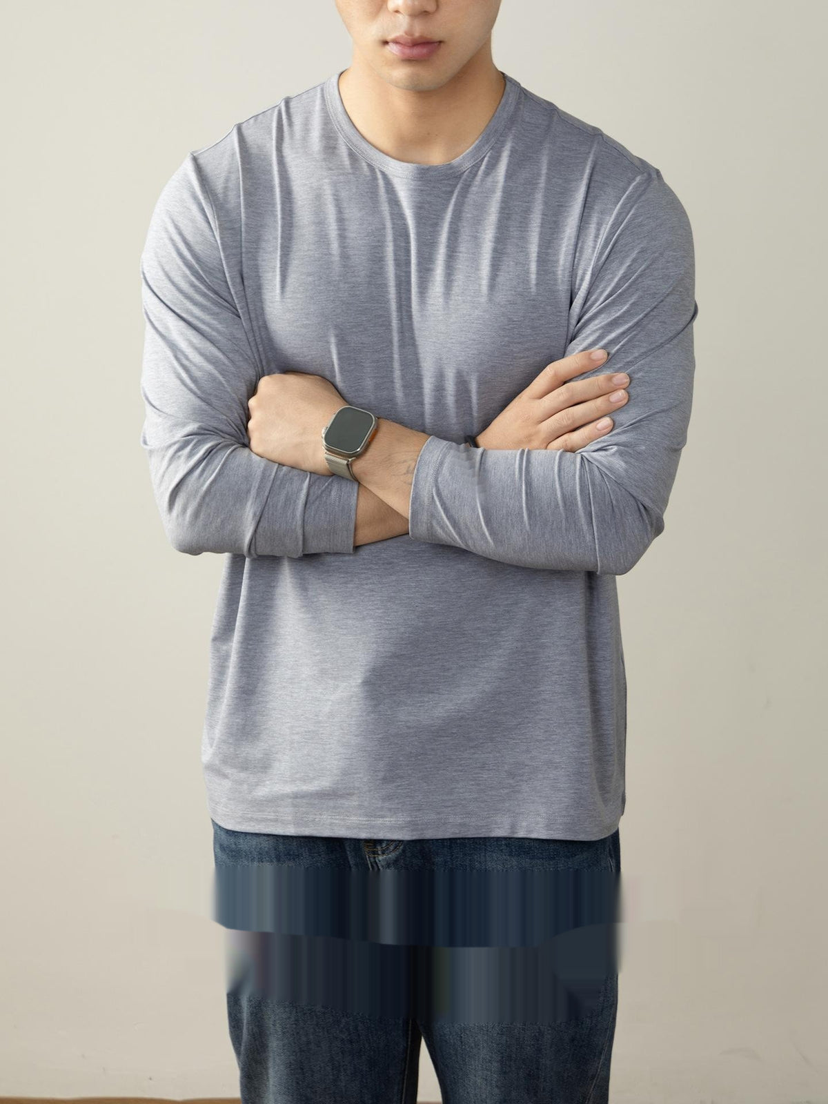 Archive Men's Cotton Long-Sleeve T-Shirt