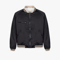 District Men's Cotton Silky Bomber Jacket