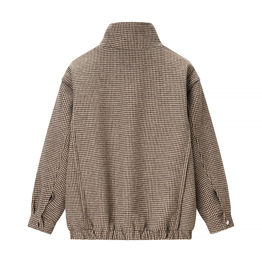 Quill Plaid Bomber Jacket