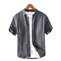 Metro Arden Men's Short-Sleeve Linen Shirt