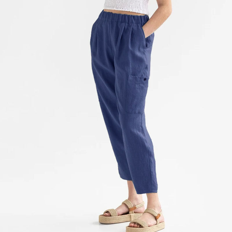 Flow Bexley Linen Cotton Relaxed Trousers
