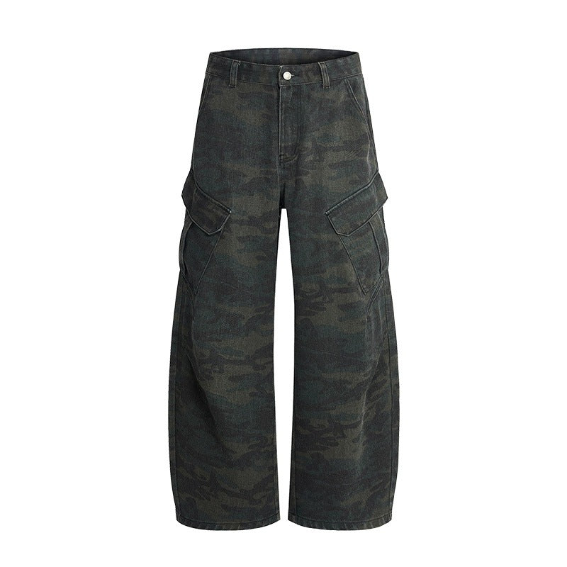 Rover Calder Multi-Pocket Pocket Camo Cargo Pants