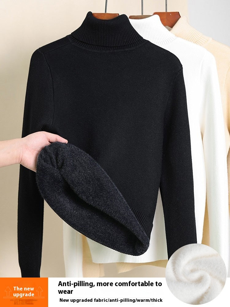 Hearth Bexley Fleece-Lined Thick Turtleneck Sweater