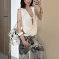 Indigo Calder Relaxed Wide-Leg Jeans