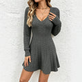 Nova V-Neck Knit Dress