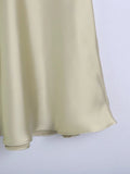 Sway Arden Satin Silky Midi Skirt