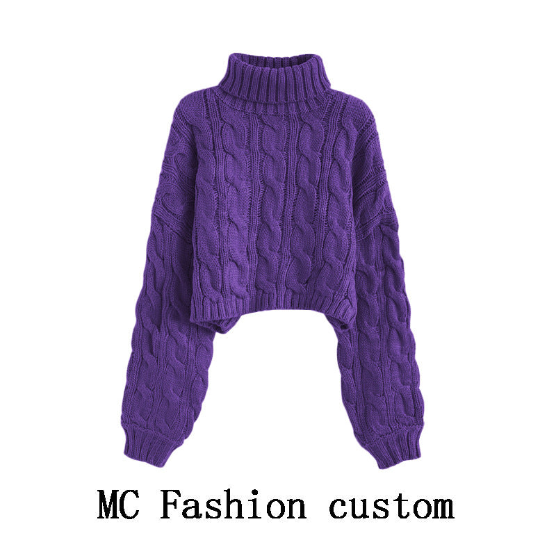 Hearth Cable-Knit Knit Turtleneck Pullover