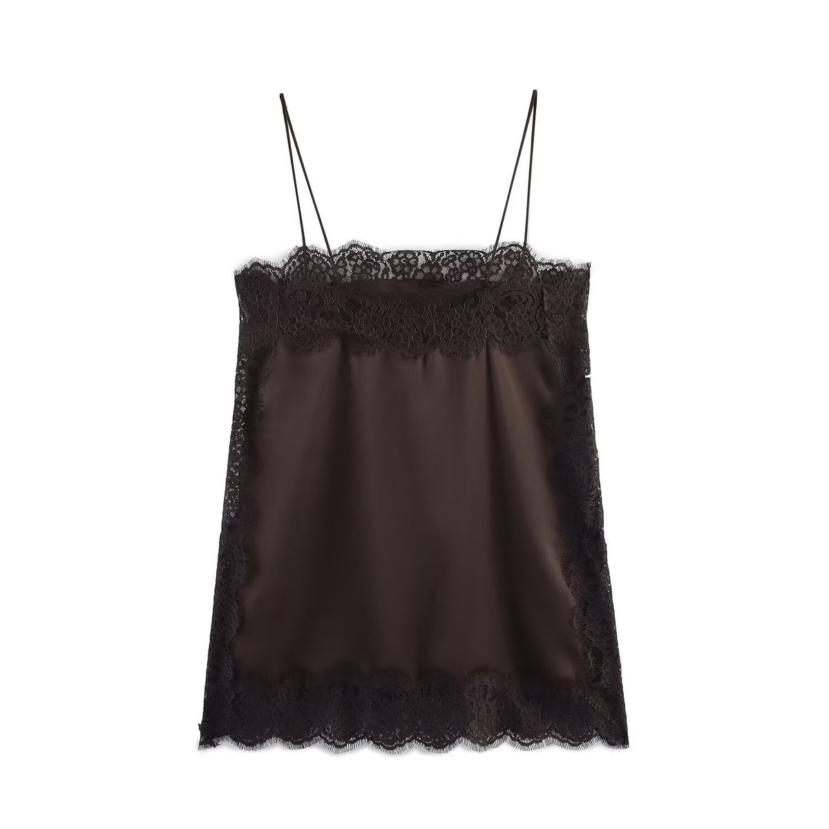 Sway Satin Silky Lace Top