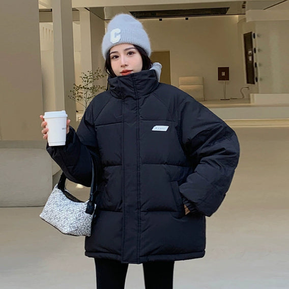 Lumen Cotton Padded Relaxed Puffer Jacket