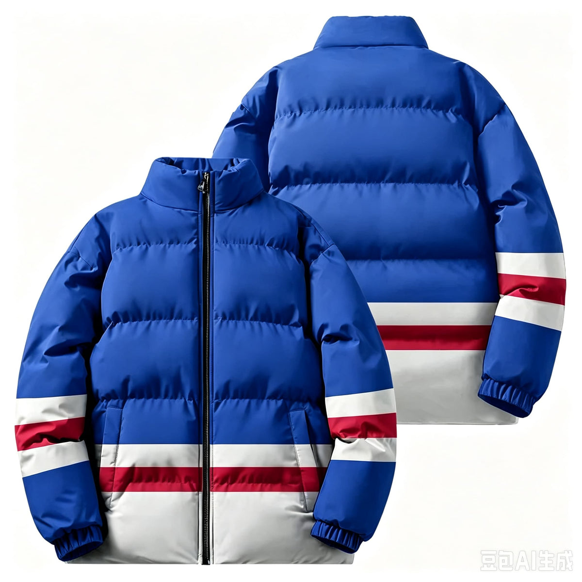 District Men's Cotton Padded Relaxed Puffer Jacket