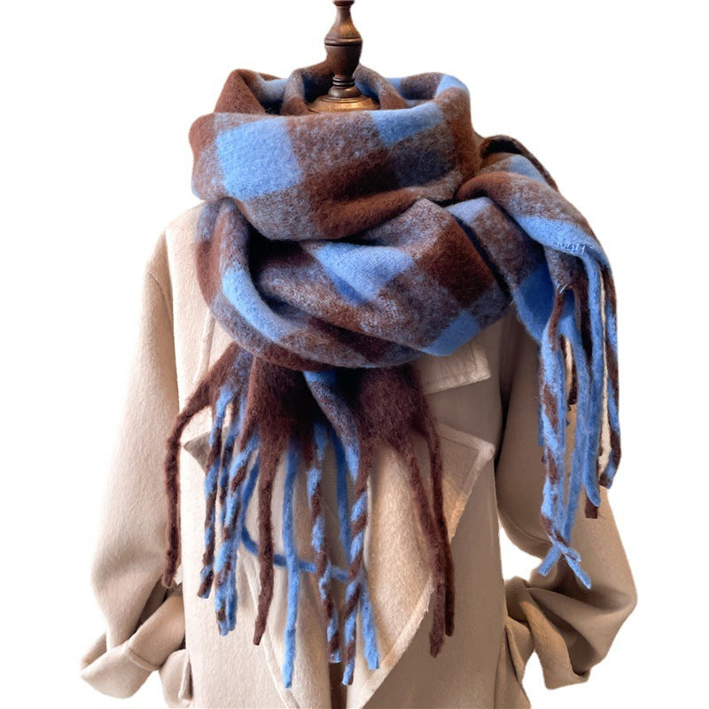 Ember Arden Plaid Warm Scarf
