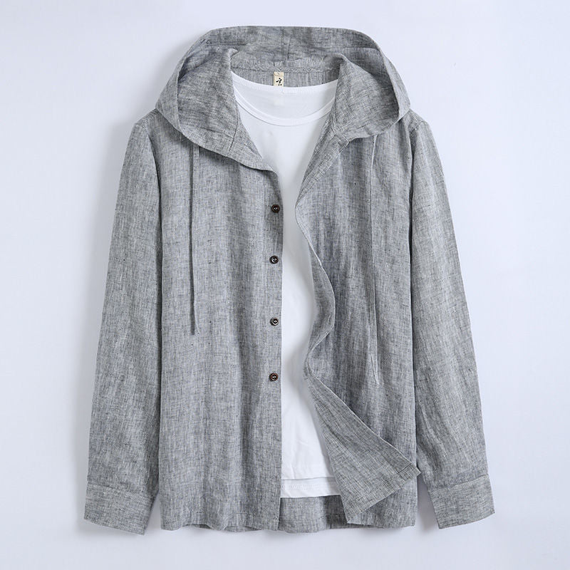 Metro Men's Linen Solid Shirt