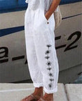 Flow Linen Cotton Relaxed Track Pants