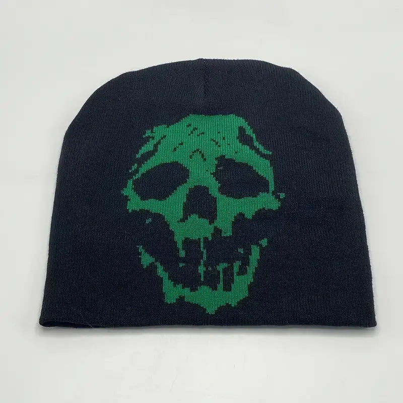 Ember Letter-Print Jacquard Beanie