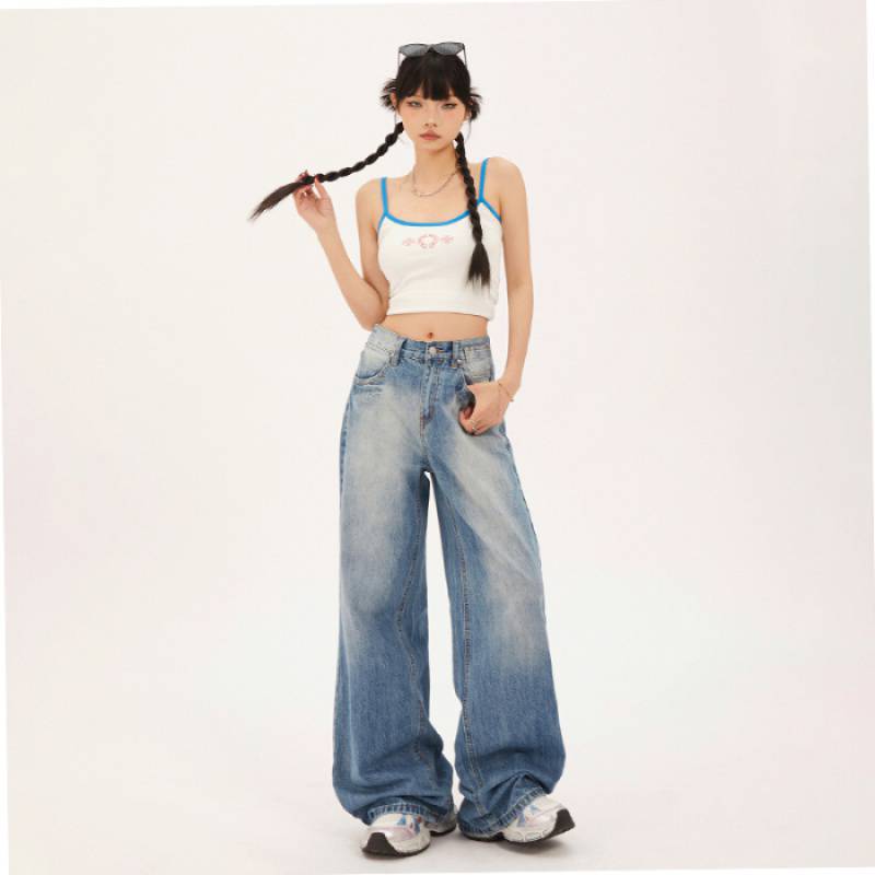 Indigo Garnet Straight Jeans