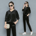 Sera Velvet Wide-Leg Trousers