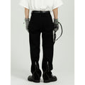 Indigo Relaxed Straight Zip Jeans