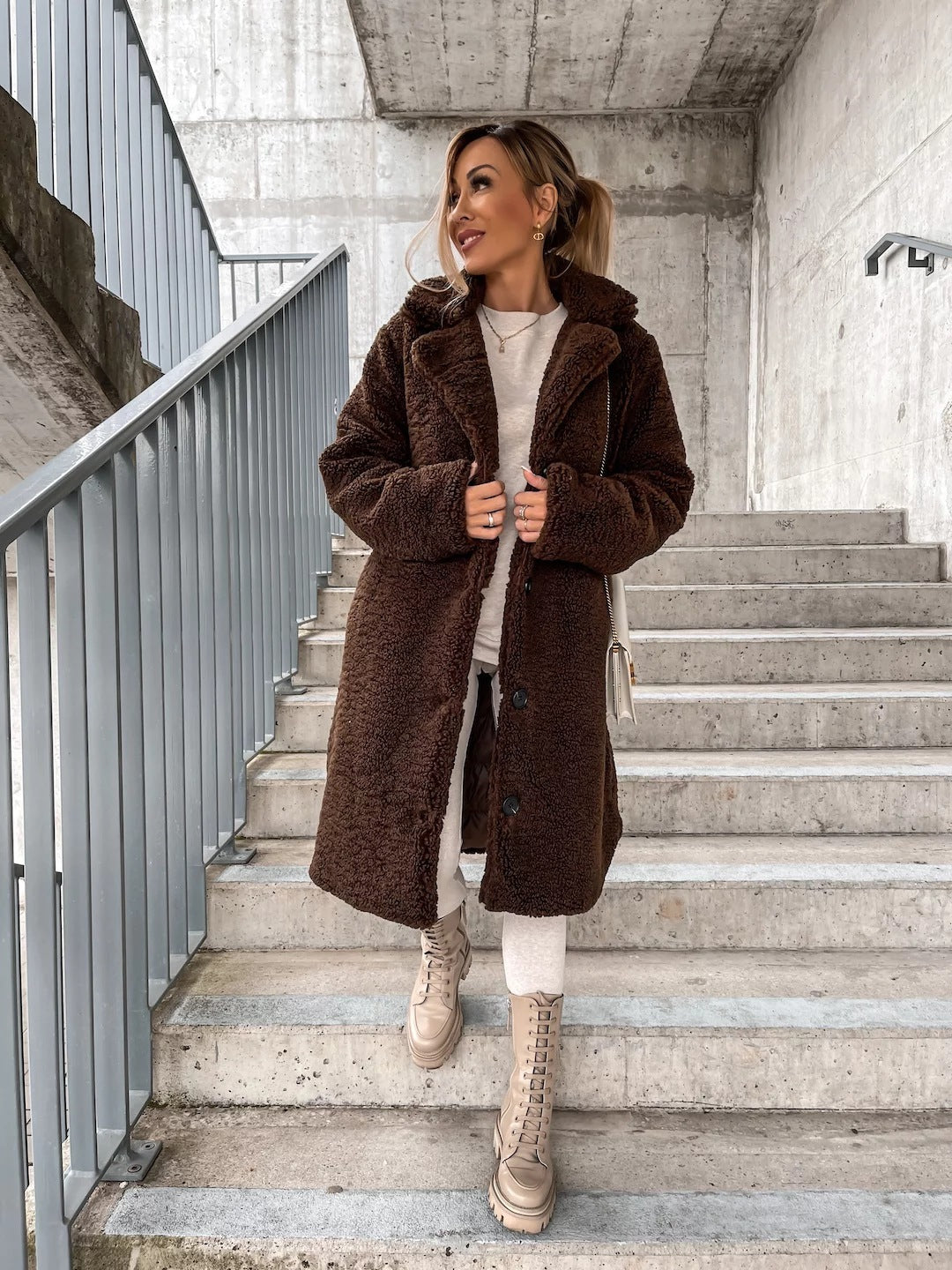 Lumen Wool Lapel Coat
