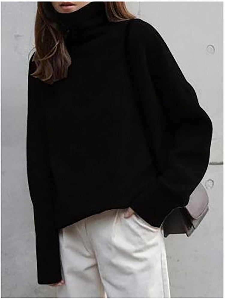 Hearth Cashmere Relaxed Turtleneck Sweater