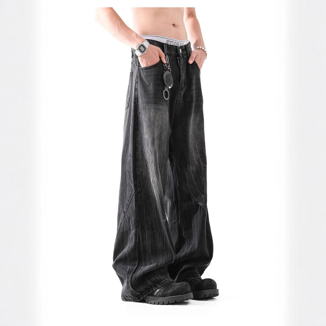 Indigo Arden Men's Washed Straight Jeans