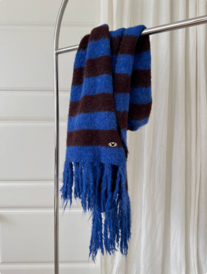 Ember Striped Warm Scarf