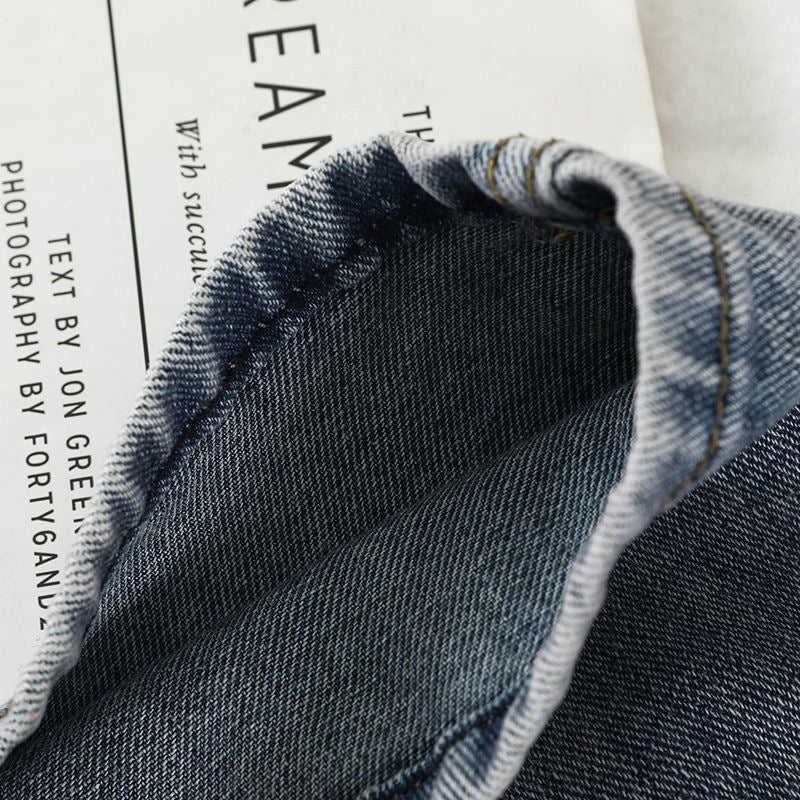 Indigo Arden Straight High-Waist Jeans