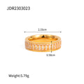 Lune Elan Stainless Steel Ring