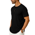 Metro Men's Ribbed Henley Shirt