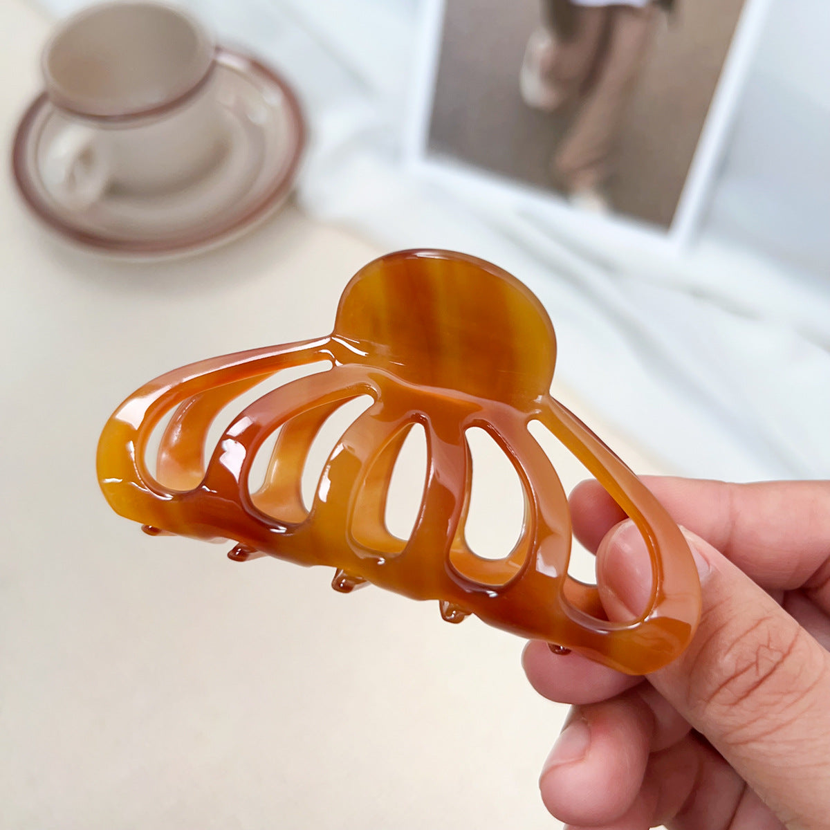 Ember Acetate Hair Clip