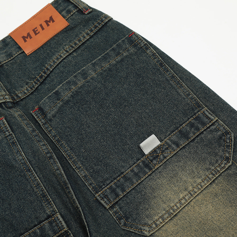 Indigo Arden Men's Denim Cargo Pants