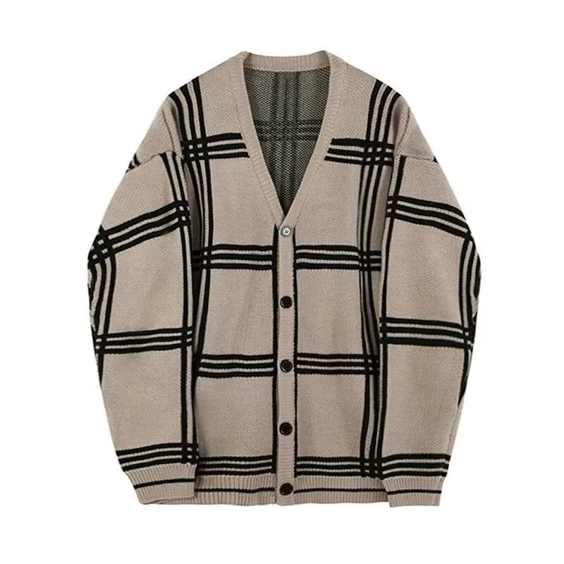 Atlas Men's Striped Retro Cardigan