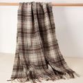 Ember Plaid Thick Scarf
