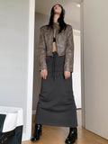 Halo Short Leather Jacket