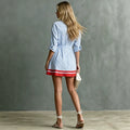 Nova Striped Shirt Dress