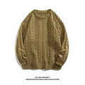 Atlas Men's Cable-Knit Retro Turtleneck Sweater