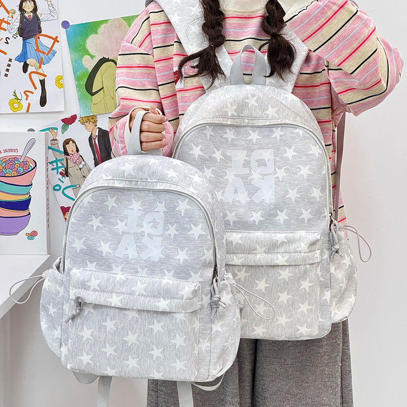 Carry Letter-Print Printed Minimalist Backpack