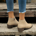 Stride Chunky Zip Water-Resistant Ankle Boots