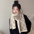 Ember Wool Plaid Scarf