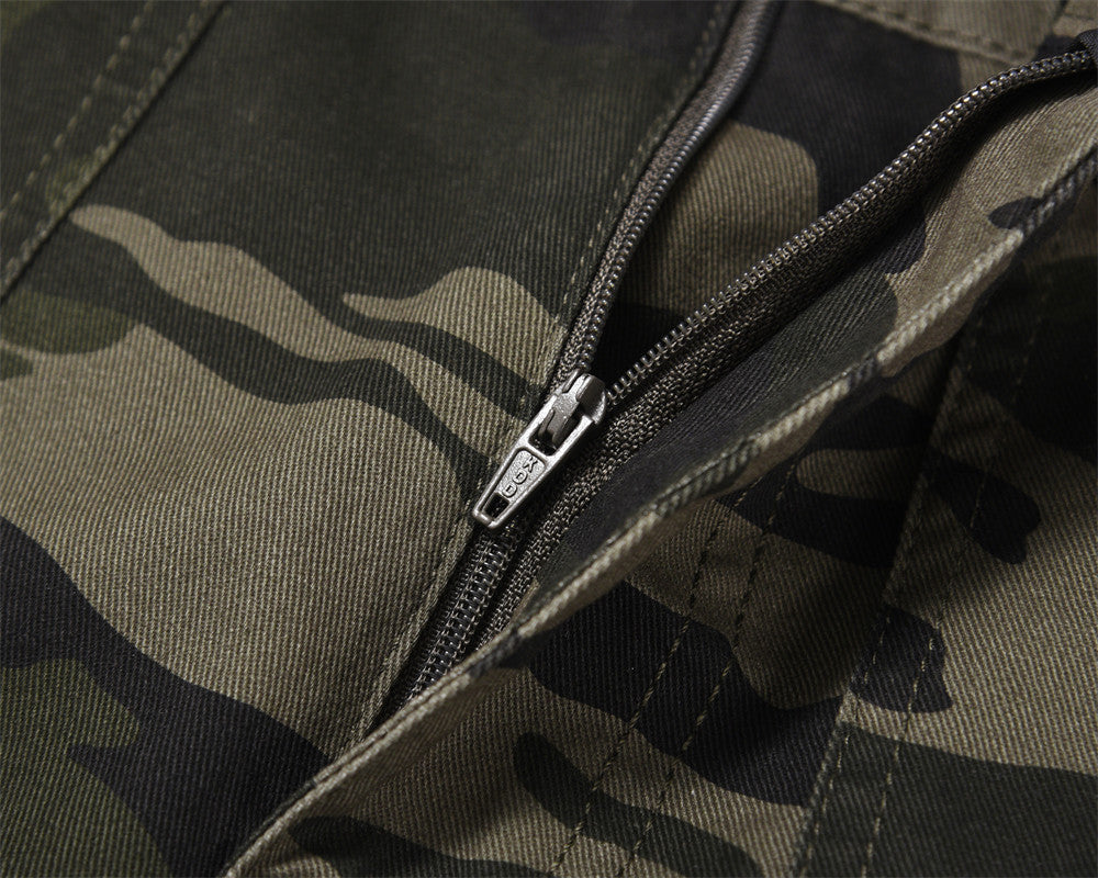 Rover Men's Multi-Pocket Pocket Camo Cargo Pants