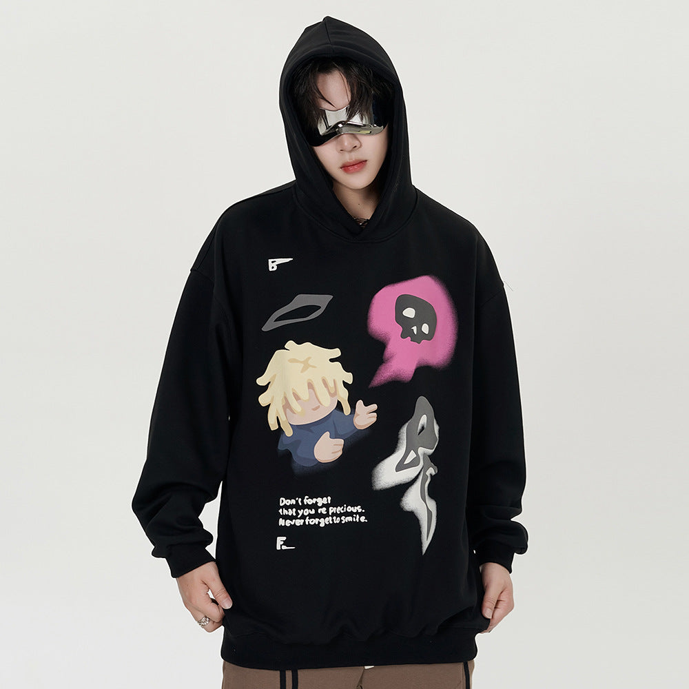 District Harlow Men's Printed Hoodie