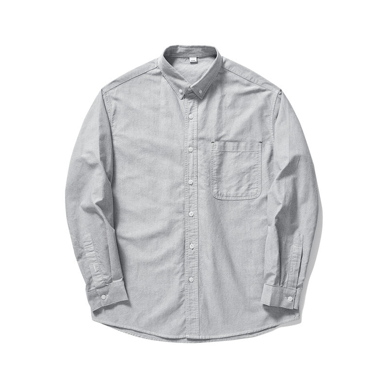 Metro Arden Men's Long-Sleeve Solid Shirt