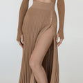 Sway Lace Lace-Up Pleated Skirt