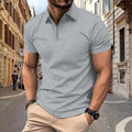 Metro Men's Zip Lapel Top