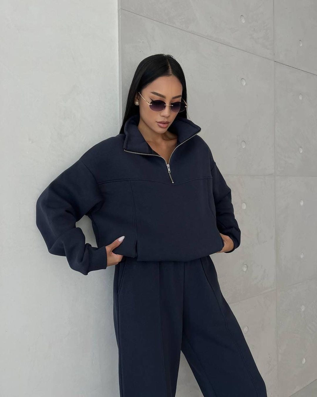 SculptForm Zip Contrast Tracksuit
