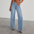 Flow Bexley Relaxed Wide-Leg Straight Trousers