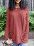 Aurelia Long-Sleeve Pocket Top