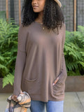 Aurelia Long-Sleeve Pocket Top