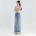 Indigo Nolan Wide-Leg Jeans