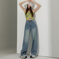 Indigo Bexley Relaxed Wide-Leg Jeans